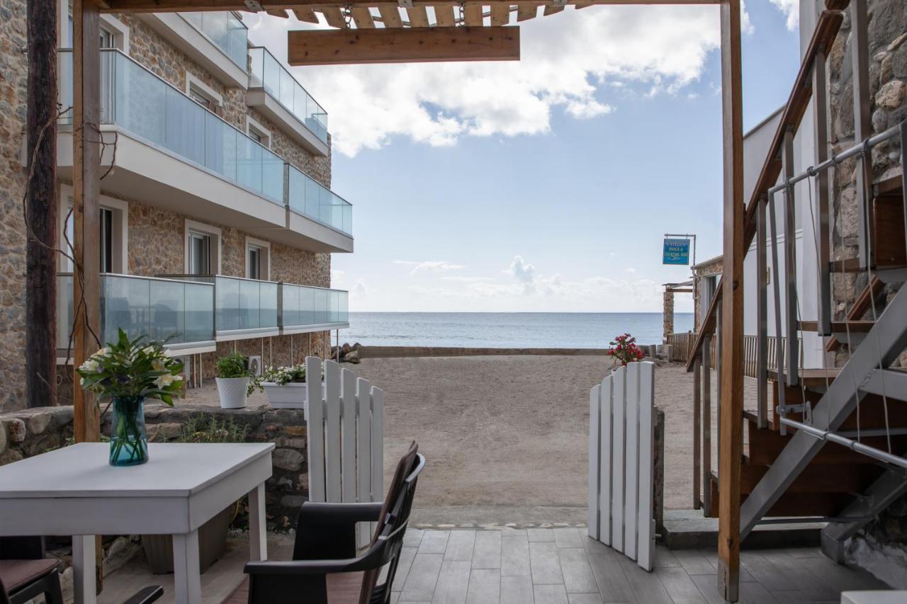 Melina Seafront Stone House Apartment Kardamena  Bagian luar foto