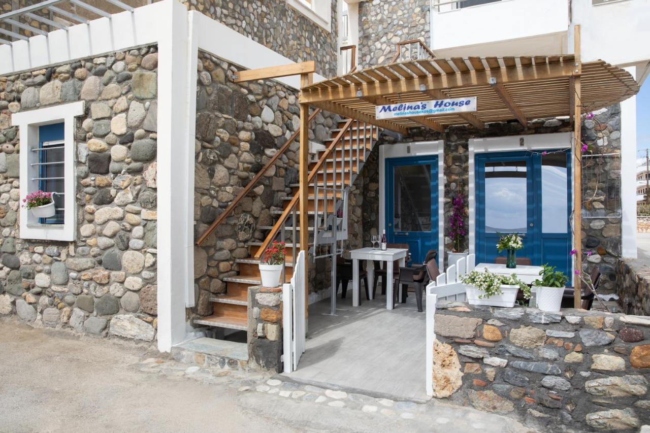 Melina Seafront Stone House Apartment Kardamena  Bagian luar foto