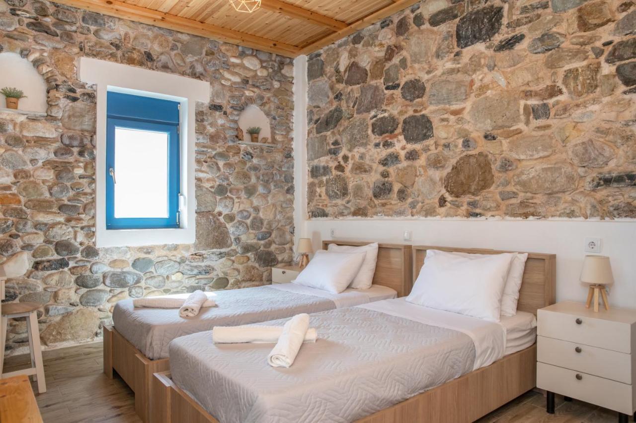 Melina Seafront Stone House Apartment Kardamena  Bagian luar foto