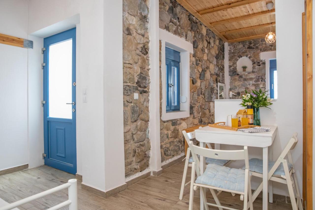 Melina Seafront Stone House Apartment Kardamena  Bagian luar foto
